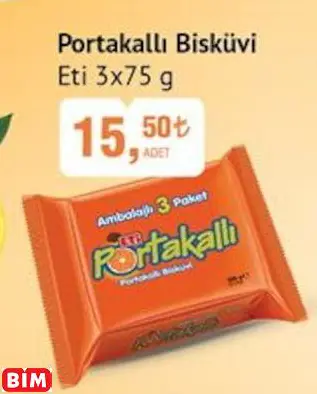 ETİ PORTAKALLI BİSKÜVİ